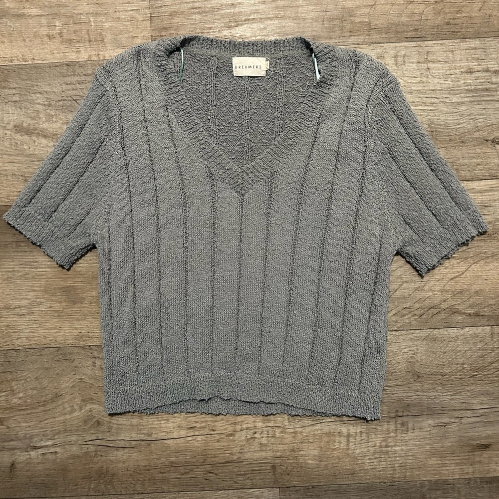 Cute Short Sleeve Sweater